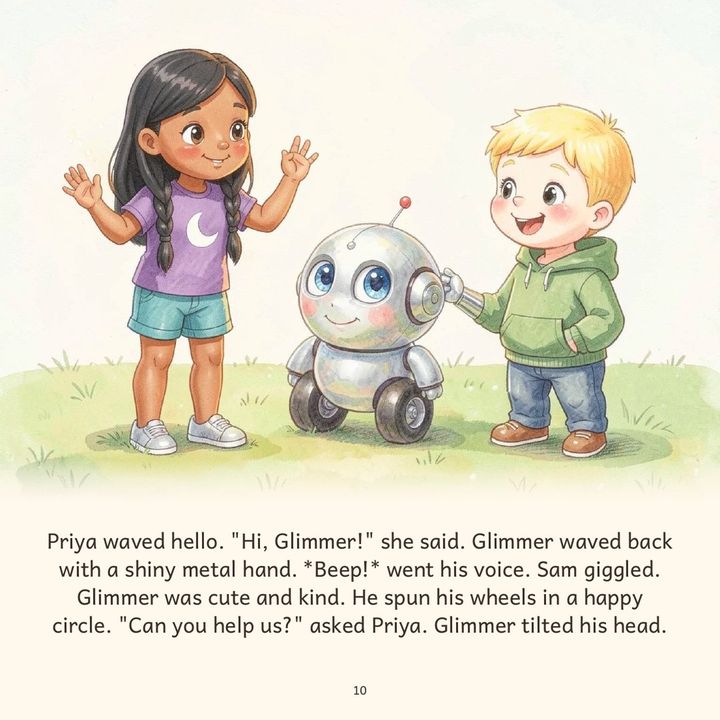 Inside Priya's book